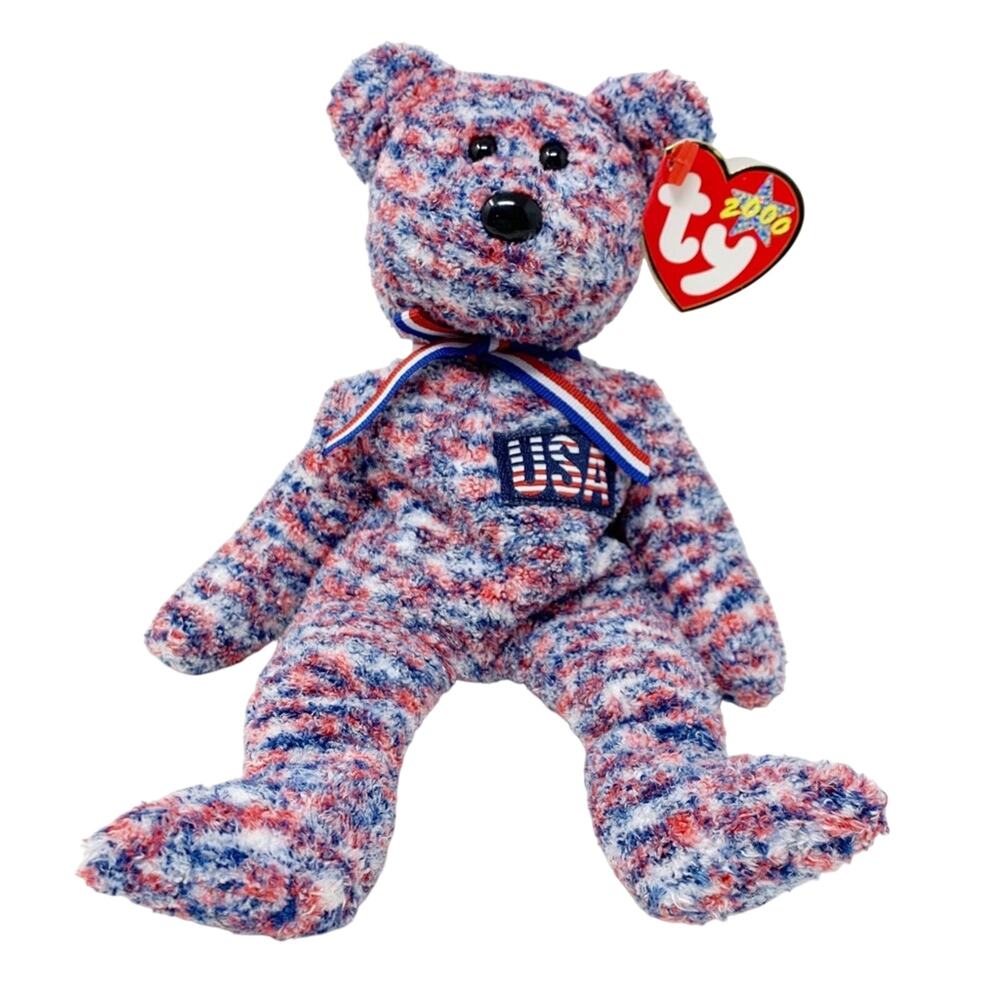 RARE Limited Edition T.Y. 2000 USA Beanie Baby